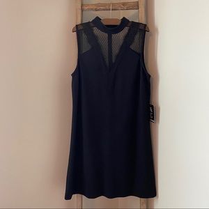 NWT Express Lace Black Sleeveless Dress Small